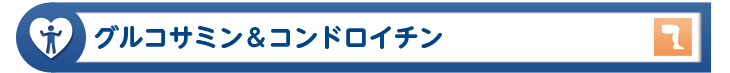 グルコサミン&コンドロイチン